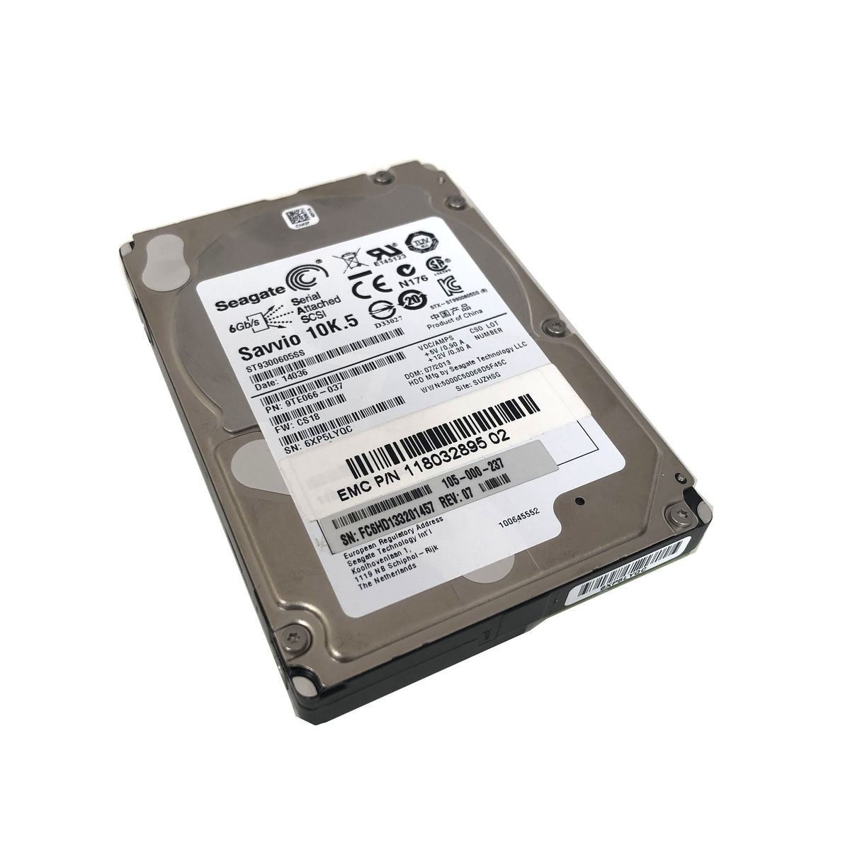 EMC SEAGATE SAVVIO 10K.3 300GB SAS 2,5 ST9300605SS