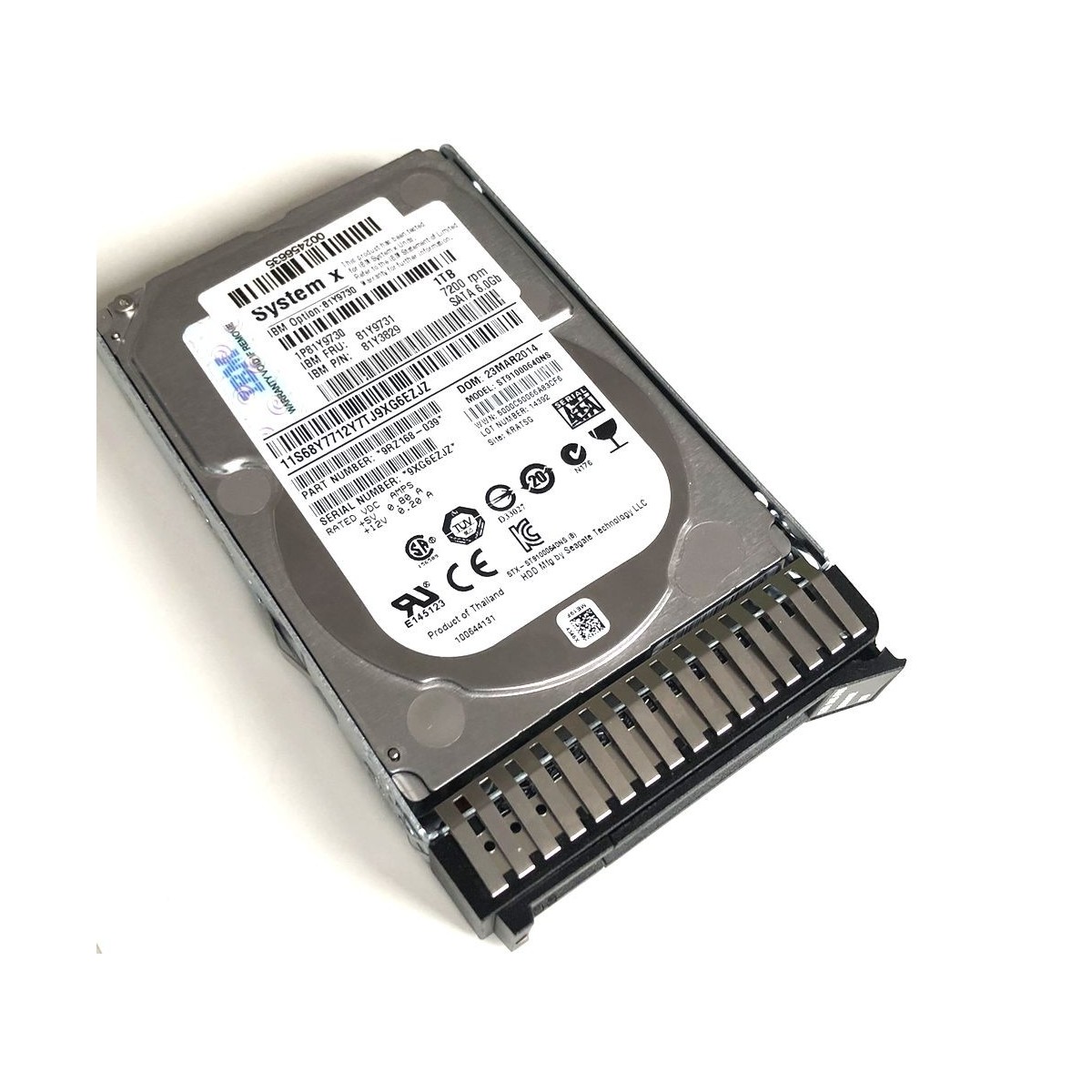 DYSK IBM 1TB SATA 7,2K 6G 2,5 ST91000640NS 81Y3829