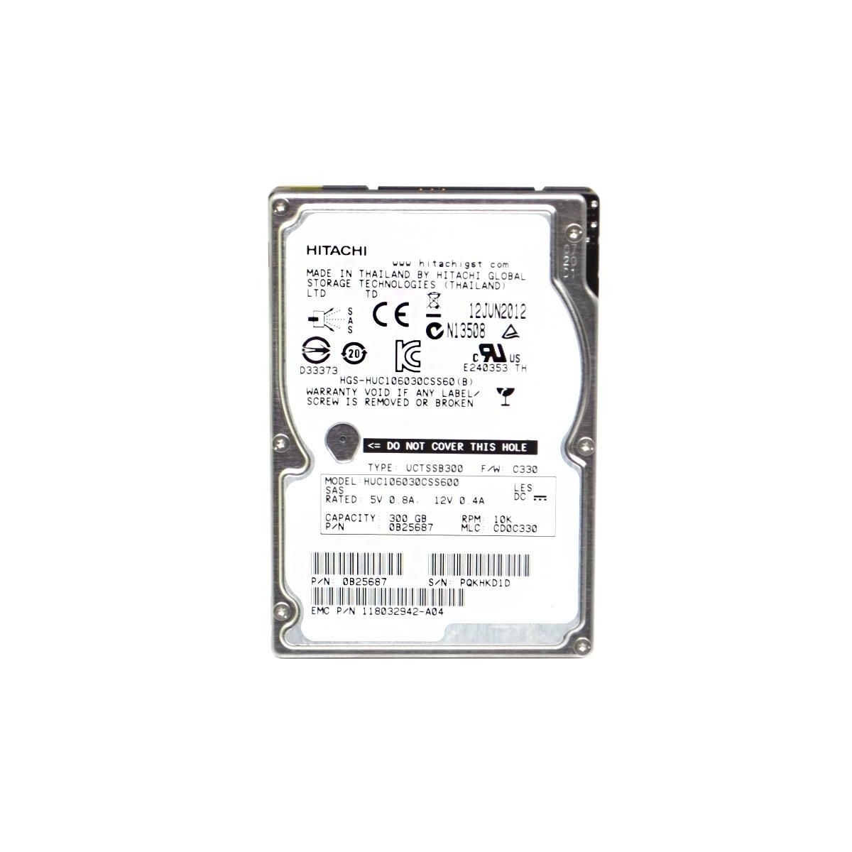 DYSK EMC HGST 300GB SAS 10K 6G 2,5 118032942+04