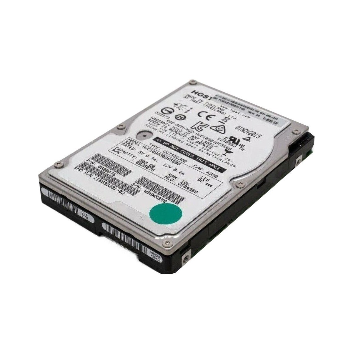 DYSK EMC HGST 300GB SAS 10K 6G 2,5 118033231-02