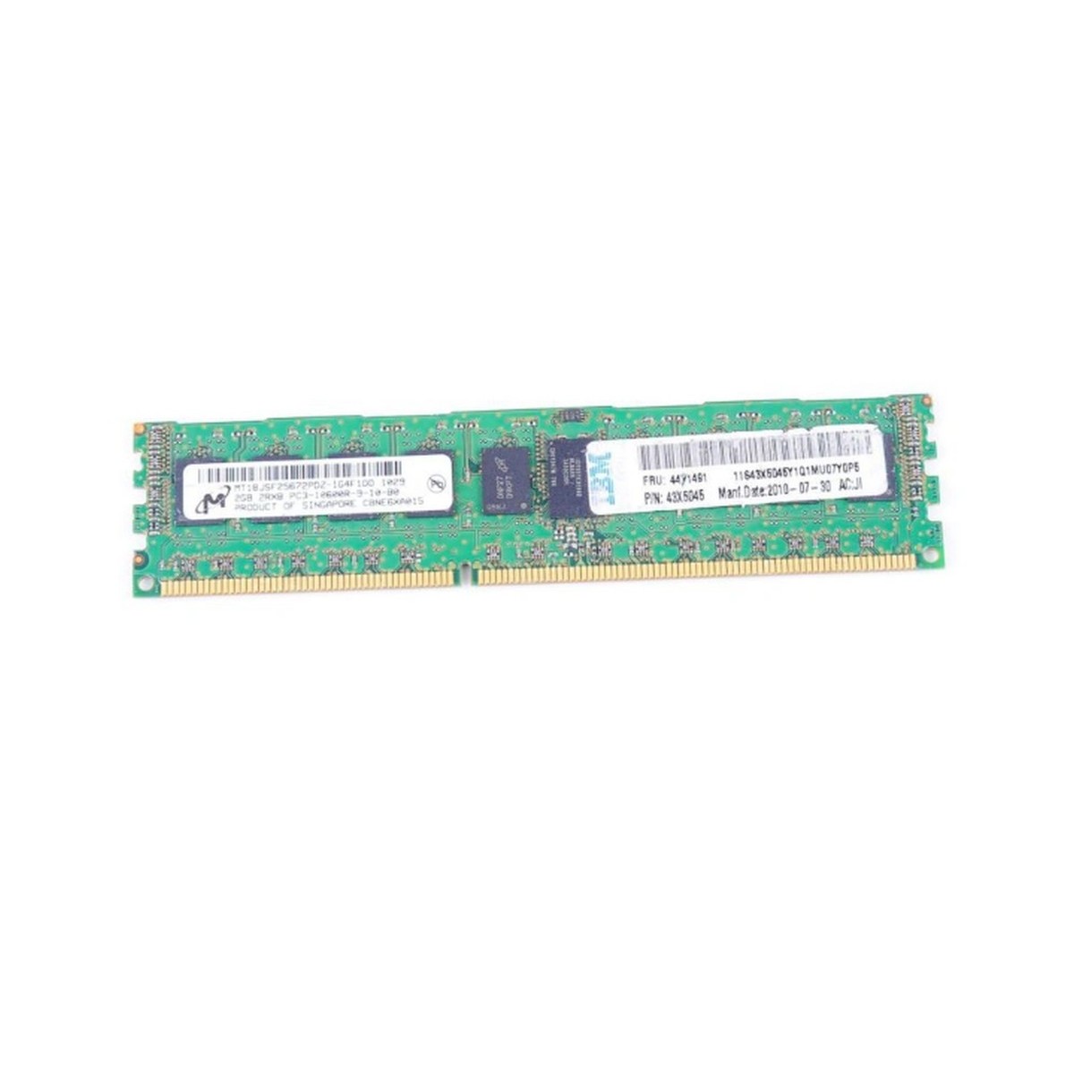 PAMIEC IBM 2GB 2RX8 PC3-10600R REG ECC 44T1491