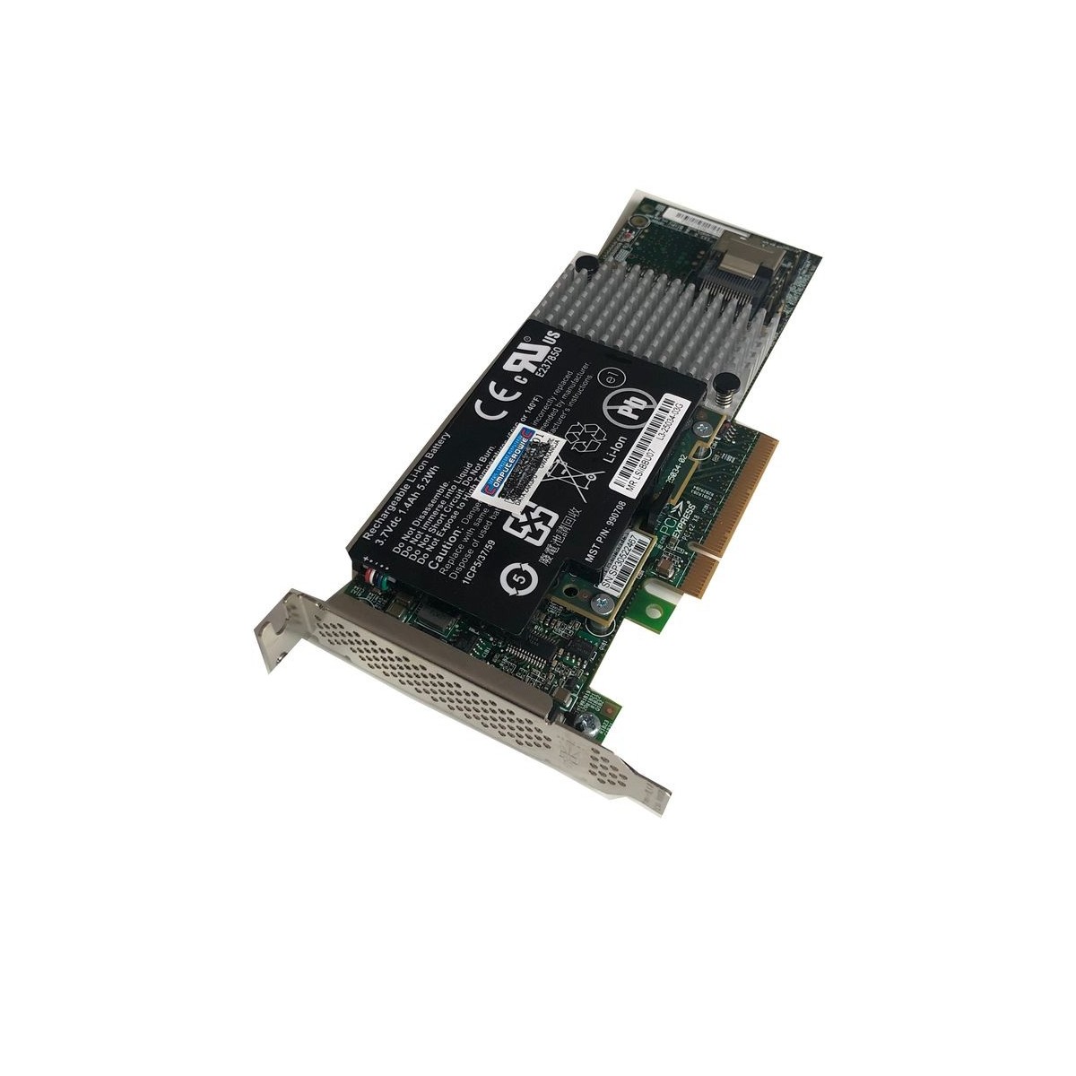 LSI 3Ware 9750-4i SAS 6G RAID PCIe LOW BATERIA
