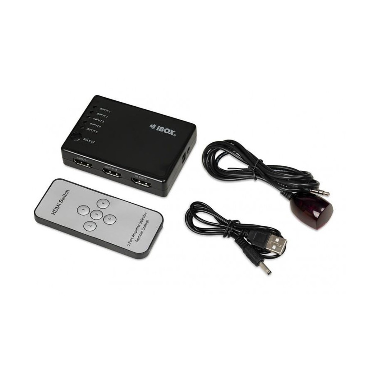 NOWY PRZEŁĄCZNIK HDMI IBOX 5 TO 1 IHH51