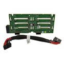 BACKPLANE DELL PE R710 8x2,5 HDD +KABEL 0MX827