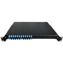 DUAL FIBER PATCH PANEL AMP 12 PORTS RACK MOUNTED