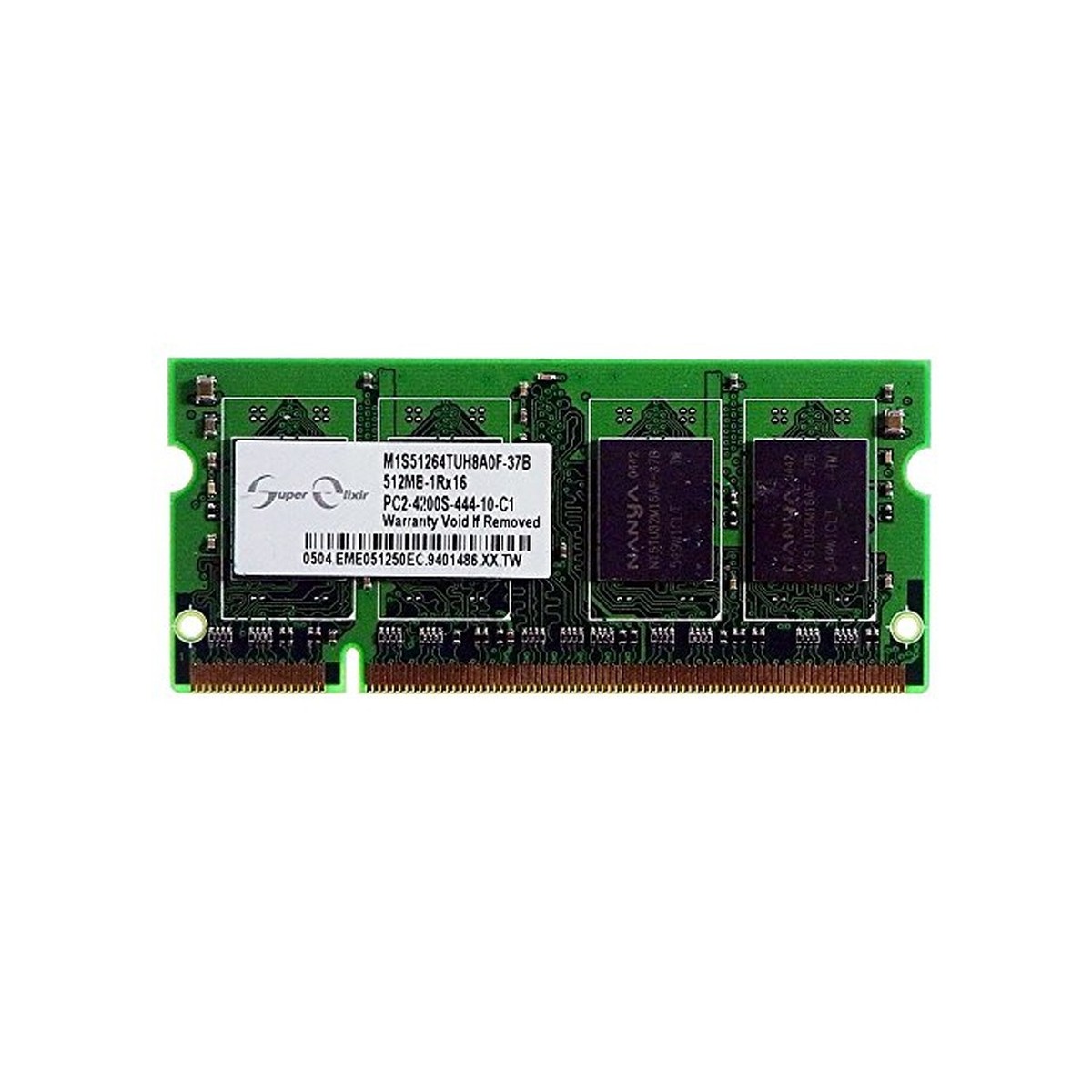 SUPER ELIXIR 512MB PC2-4200S M1S51264TUH8A0F-37B