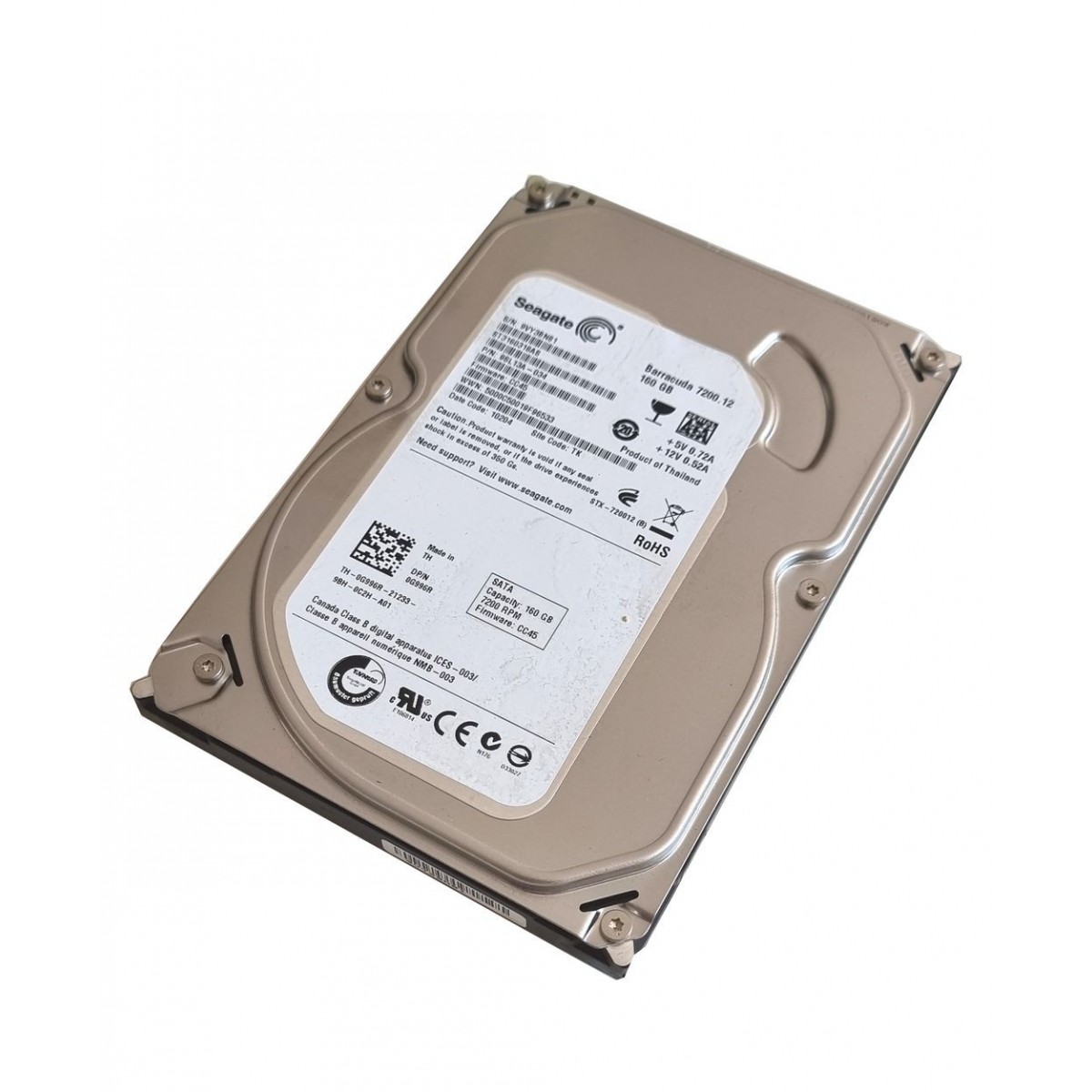 DYSK DELL SEAGATE 160GB SATA 7.2K 3,5 0G996R