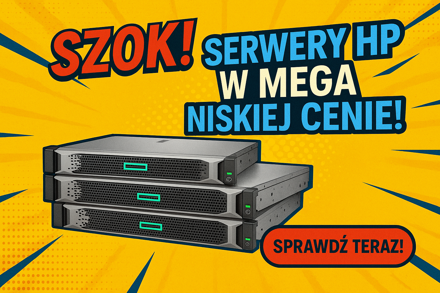 Serwery HP w mega niskiej cenie!